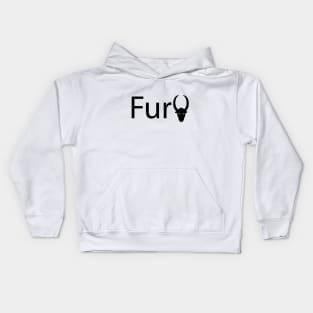 Fury artistic design Kids Hoodie